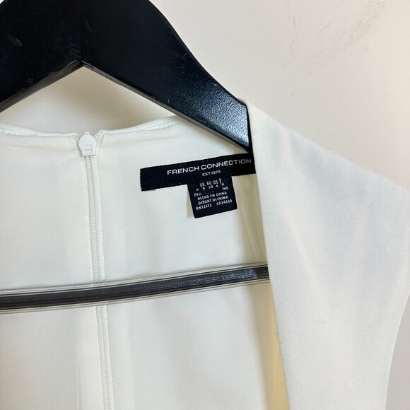 FRENCH CONNECTION Ruth Whisper A-Line Dress in Summer White Size US 4 - Picture 6 of 12